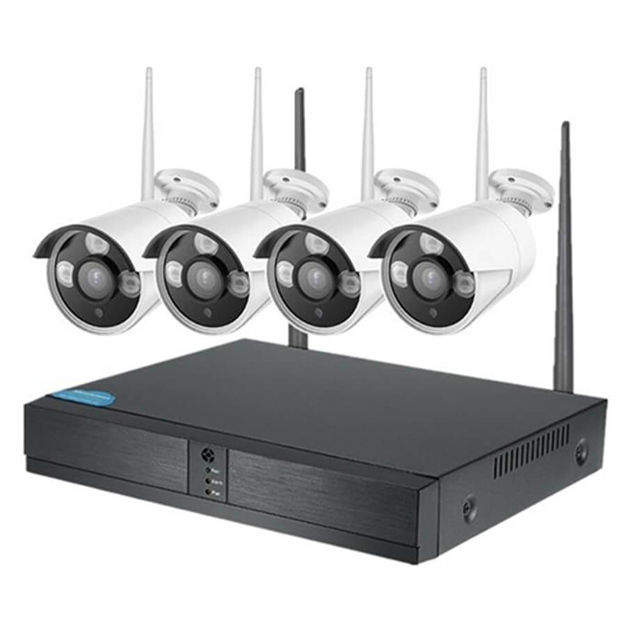 Bộ KIT camera IP và đầu ghi hình không dây 4 kênh VANTECH VP-0460W